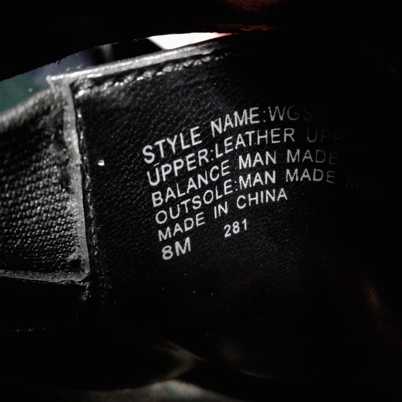 Guess Woman's Black Leather Ankle Boots Style WGSETTING- M    Size 8M  NWOT - Picture 8 of 8